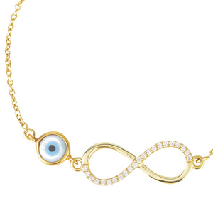 Infinity Evileye (MOP) Bracelet