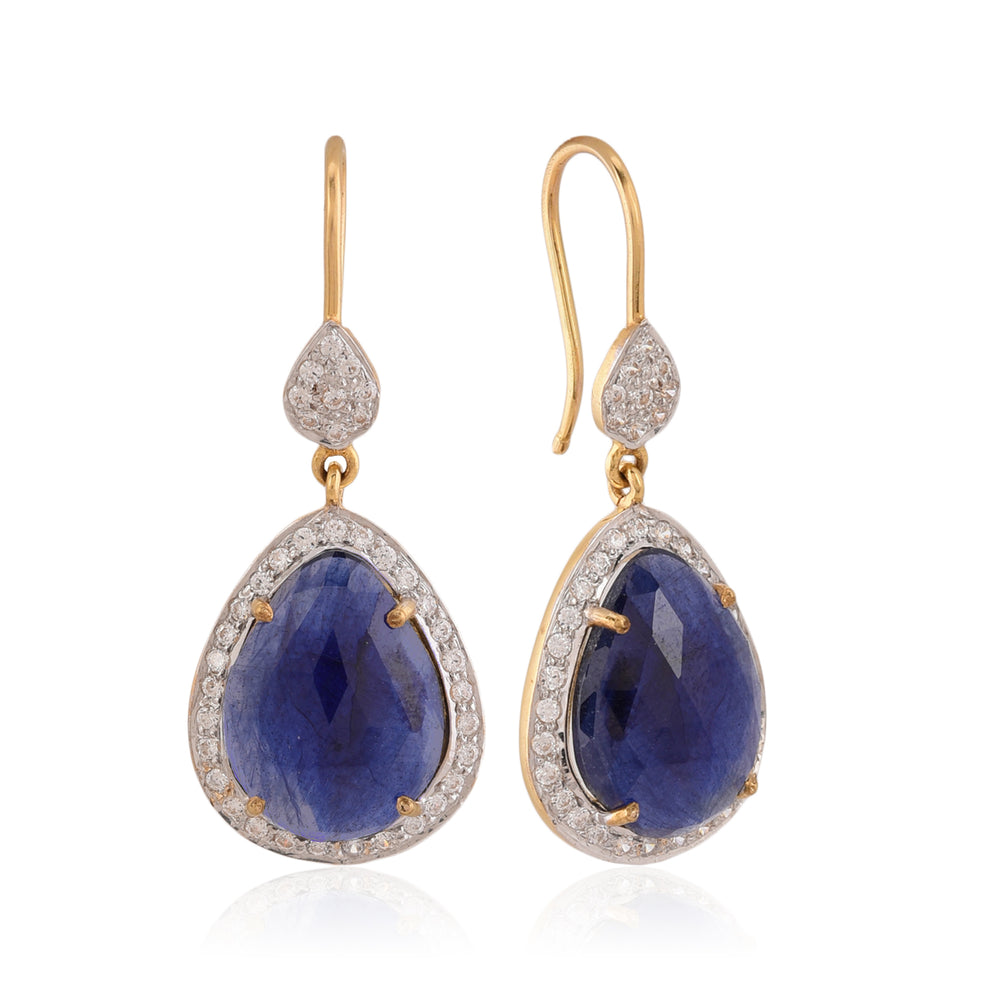 Blue Sapphire Sparkles All Around