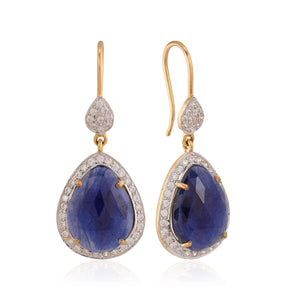 Blue Sapphire Sparkles All Around
