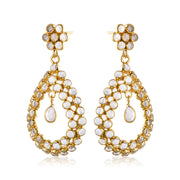92.5 Silver Dress Up Doll Earring ( with 18k Gold Plated)