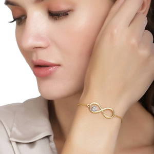
            
                Load image into Gallery viewer, Infinity Nazar Bracelet
            
        