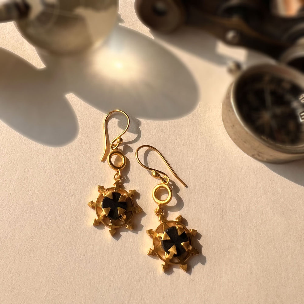 Rising Sun Hook Earring