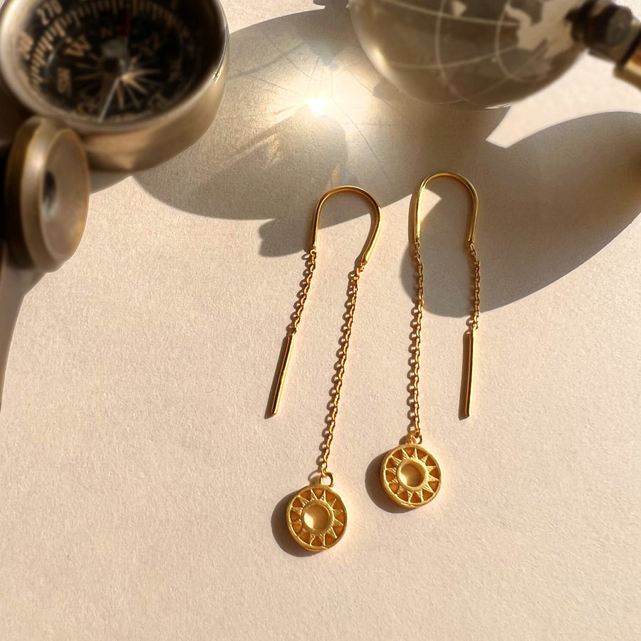 Sun Thread Earring