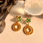 Green Sunny Day Earring