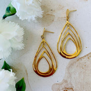 Golden Moving Hoops