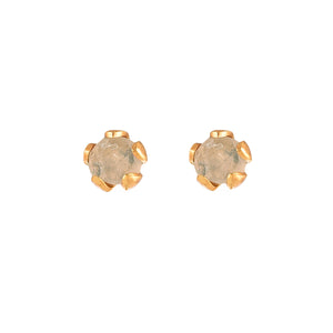 Stunning Stud Rose Quartz