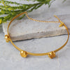 Triple Citrine Choker