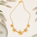 Cinco Flower Necklace