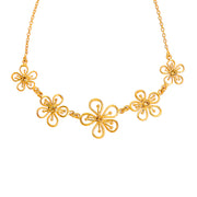 Cinco Flower Necklace