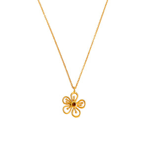 
            
                Load image into Gallery viewer, Una Flower Necklace
            
        