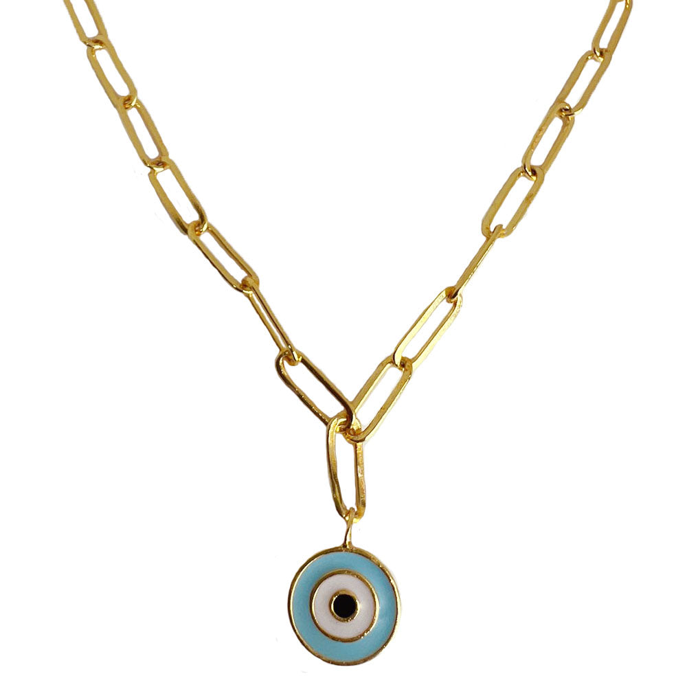 Nazar Big EvilEye LinkChain Necklace