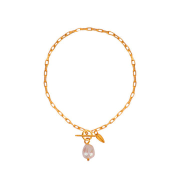 Baroque Pearl Link Bracelet
