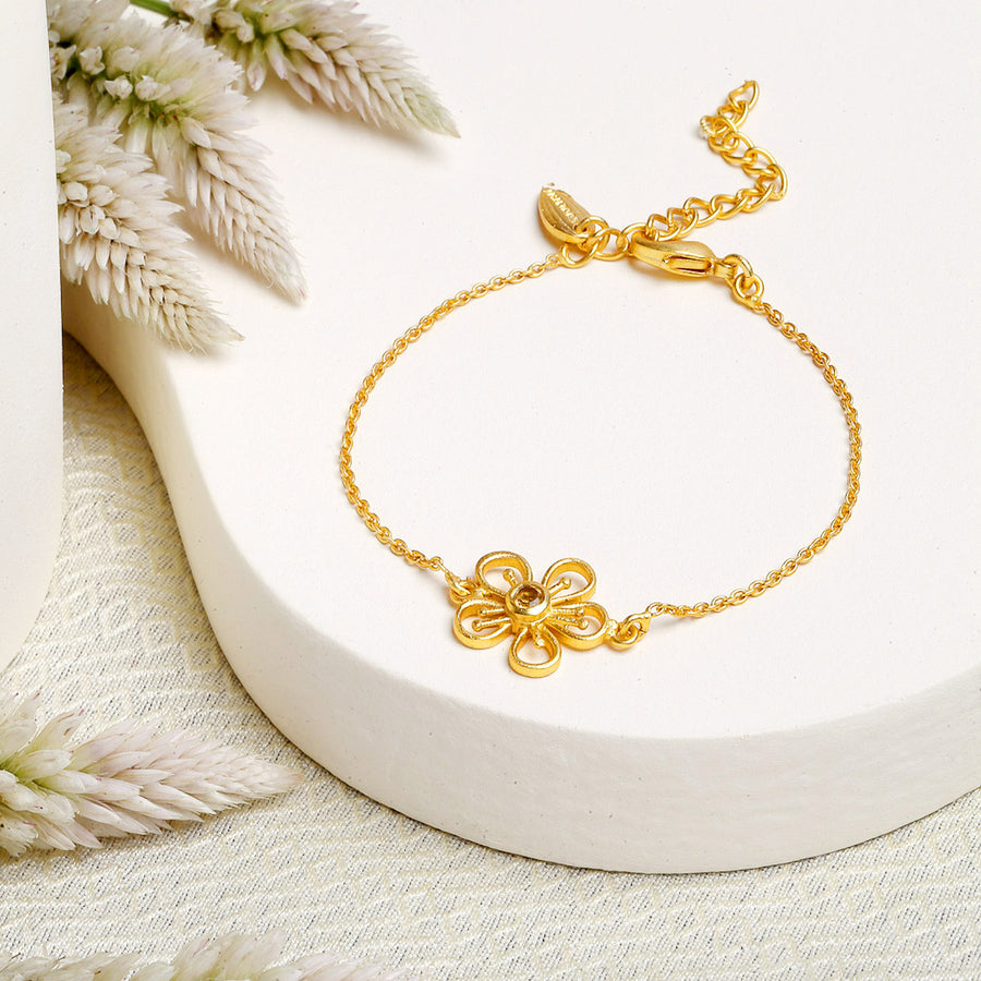 Una Flower Bracelet