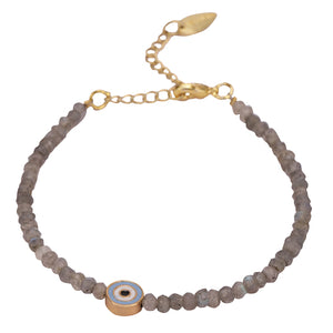 Labradorite Nazar EvilEye Bracelet