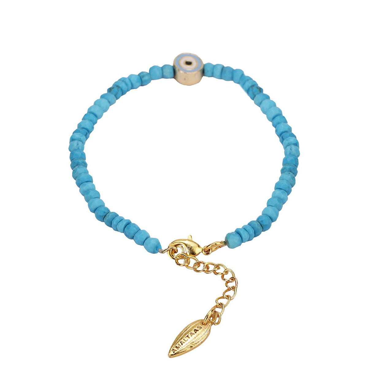 Blue Turquoise Nazar EvilEye Bracelet