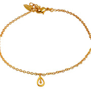 Tres Petal Anklet