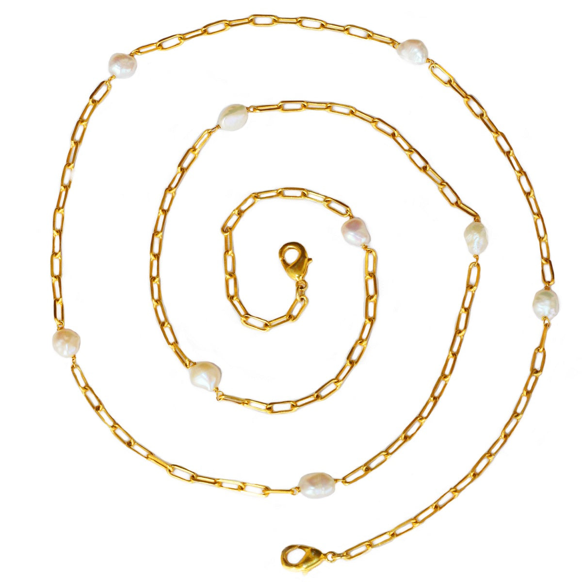 Pearl LinkChain Multi Necklace