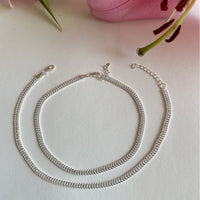 Anklets - 92.5 Thick Chain (Pair)