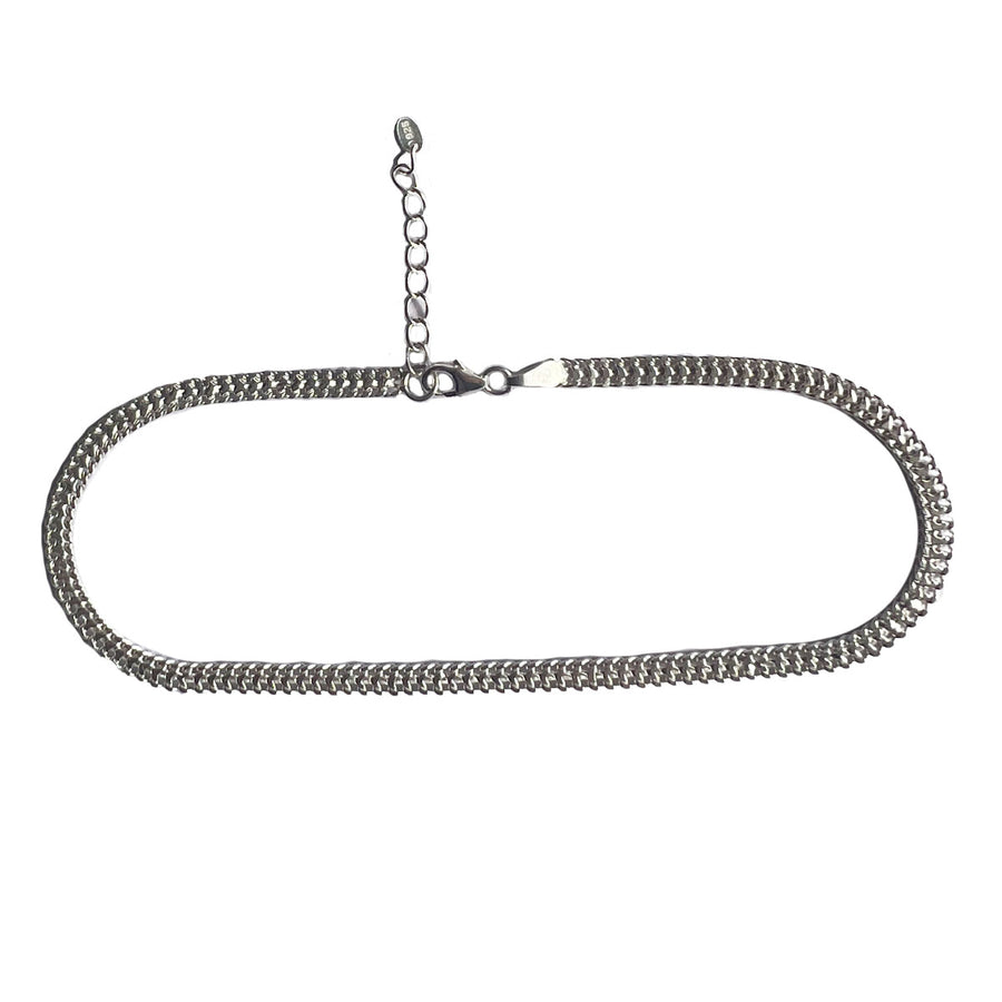 ANKLET- 92.5 Thick Silver Chain Anklet (SINGLE)