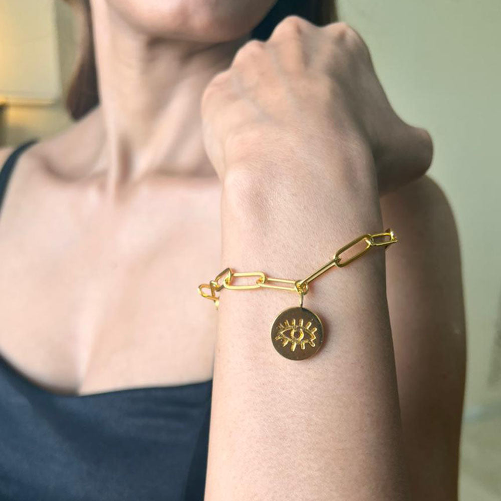 Nazar Big EvilEye LinkChain Bracelet