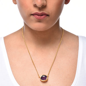
            
                Load image into Gallery viewer, Crown Chakra Necklace - Amethyst
            
        