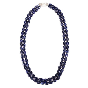 Blue Sapphire Long Bead Mani (Double)