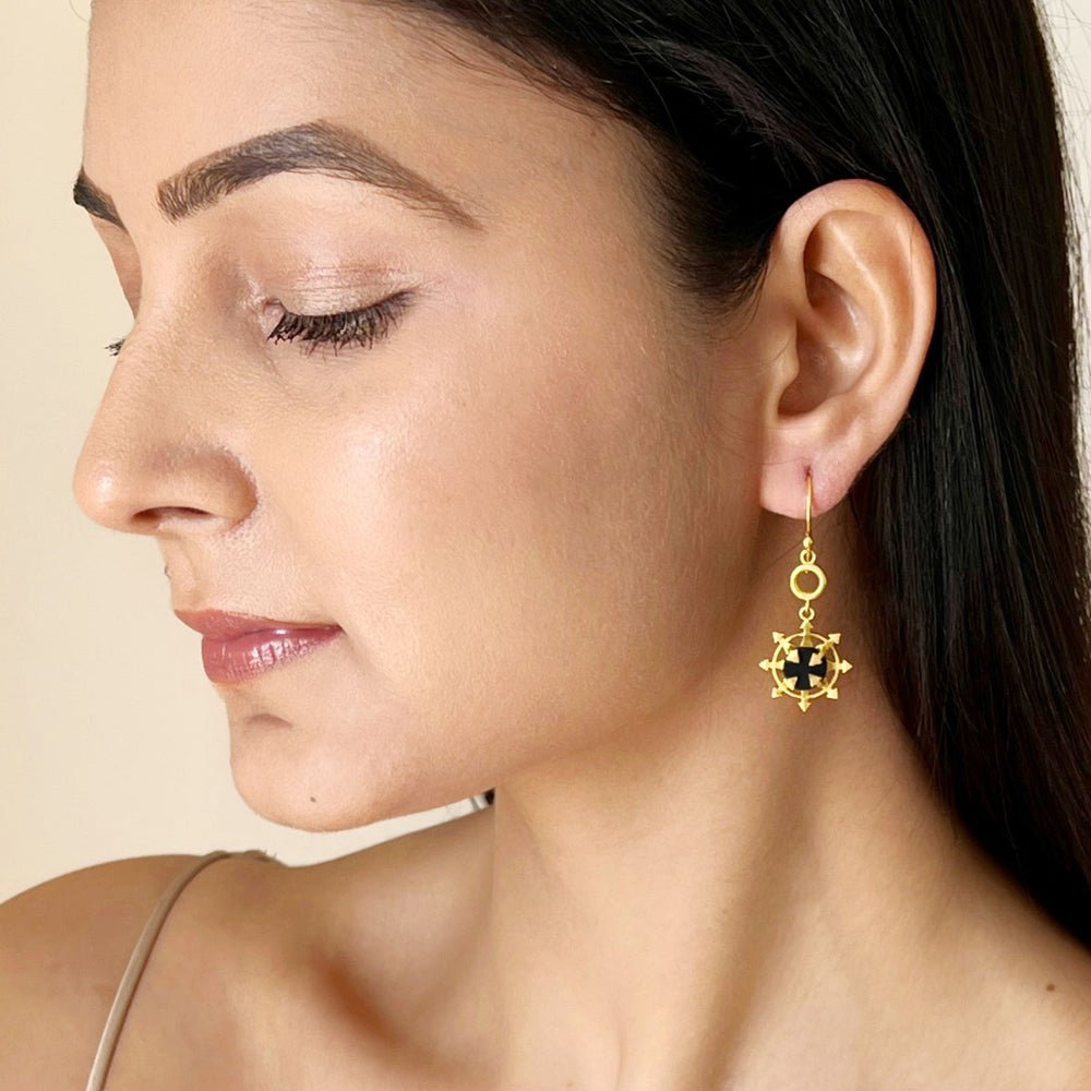 Rising Sun Hook Earring