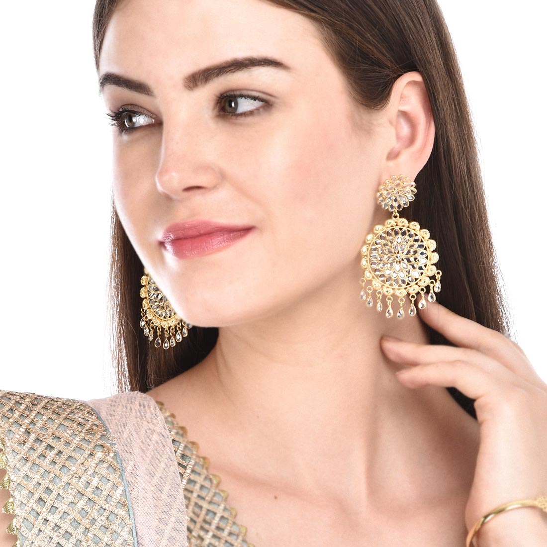 92.5 Silver Flower Power (with 18k gold-plating )