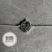 Women - "Ek Onkar Kripa" Chain 92.5 Silver Bracelet