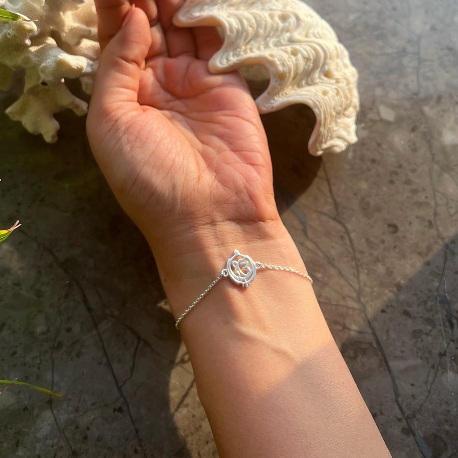 WOMEN - Ek Onkar Kripa Chain 92.5 Silver Bracelet
