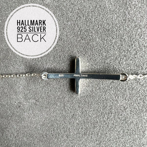 WOMEN Blessed Hands - Cross 92.5 Silver Bracelet