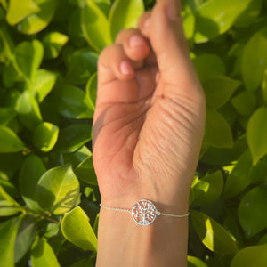 WOMEN Blessed Hands - Tree of Life 92.5 Silver Bracelet