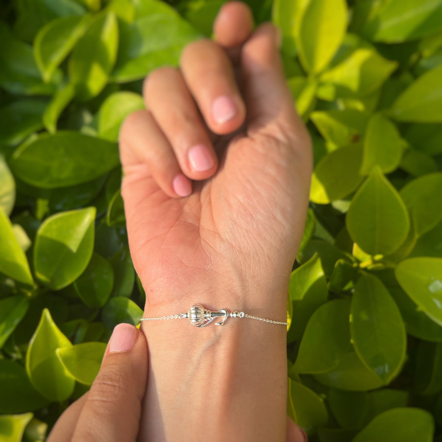 PREORDER - WOMEN - Vayuputra Gada 92.5 Silver Bracelet