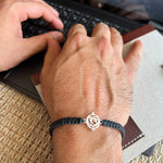 MEN Blessed Hands - Ek Onkar 92.5 Silver Bracelet