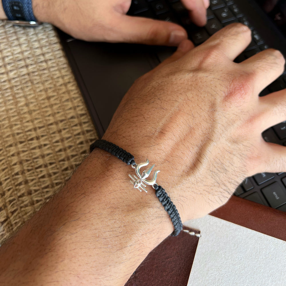 Men Protection Silver Bracelet | Ravit Hasday Jewish Jewelry