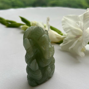 
            
                Load image into Gallery viewer, BLESSED HOME - Ganesh Ji Green Aventurine, Handcrafted Statue
            
        